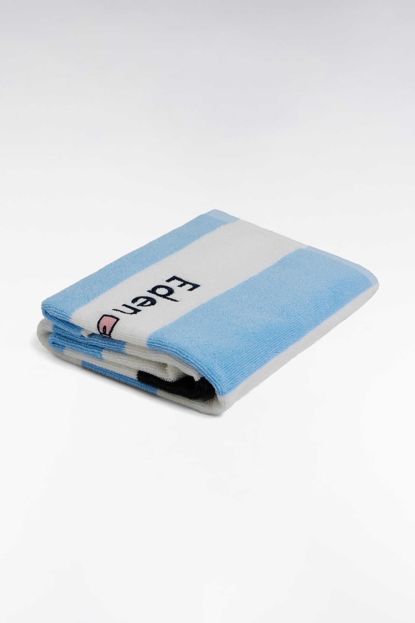 Sky blue terry cotton sports towel