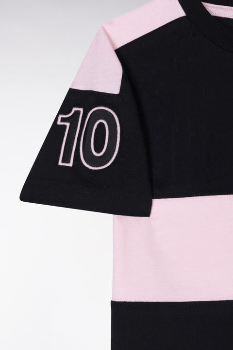 Black cotton zoland t-shirt straight cut - Image 2