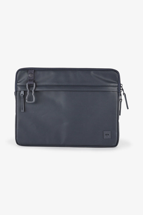 iPad case in dark blue leather - Image 1