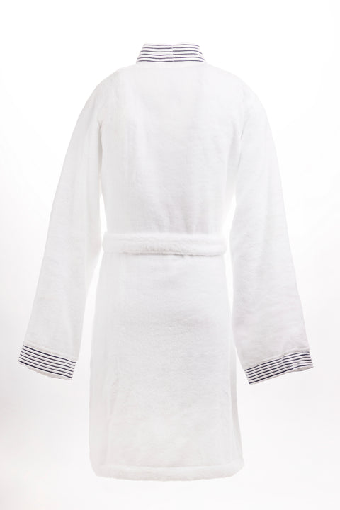 White cotton terry bathrobe - A SHOOTER - Image 3
