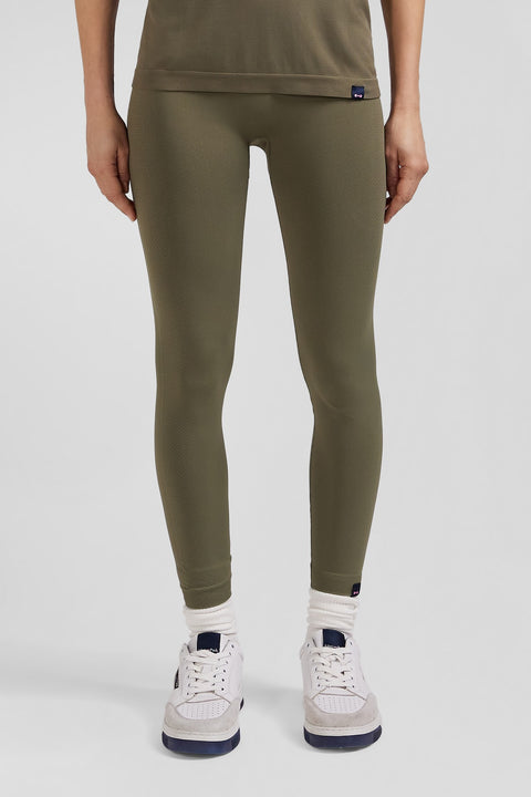 Khaki green stretch sports jogging bottoms - Image 2
