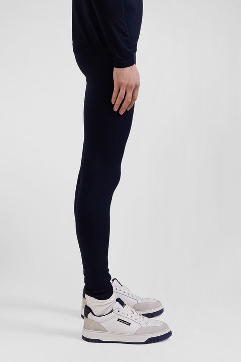 Navy blue stretch sports jogging bottoms - Image 3