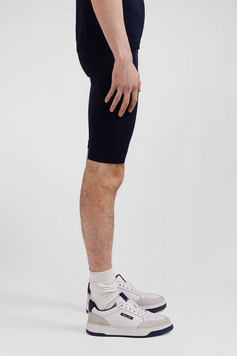 Navy blue stretch sports cycling shorts - Image 3