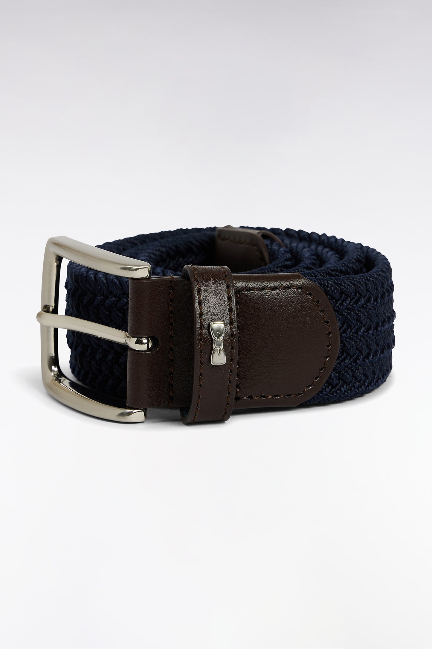 Navy plain rubber elastic belt