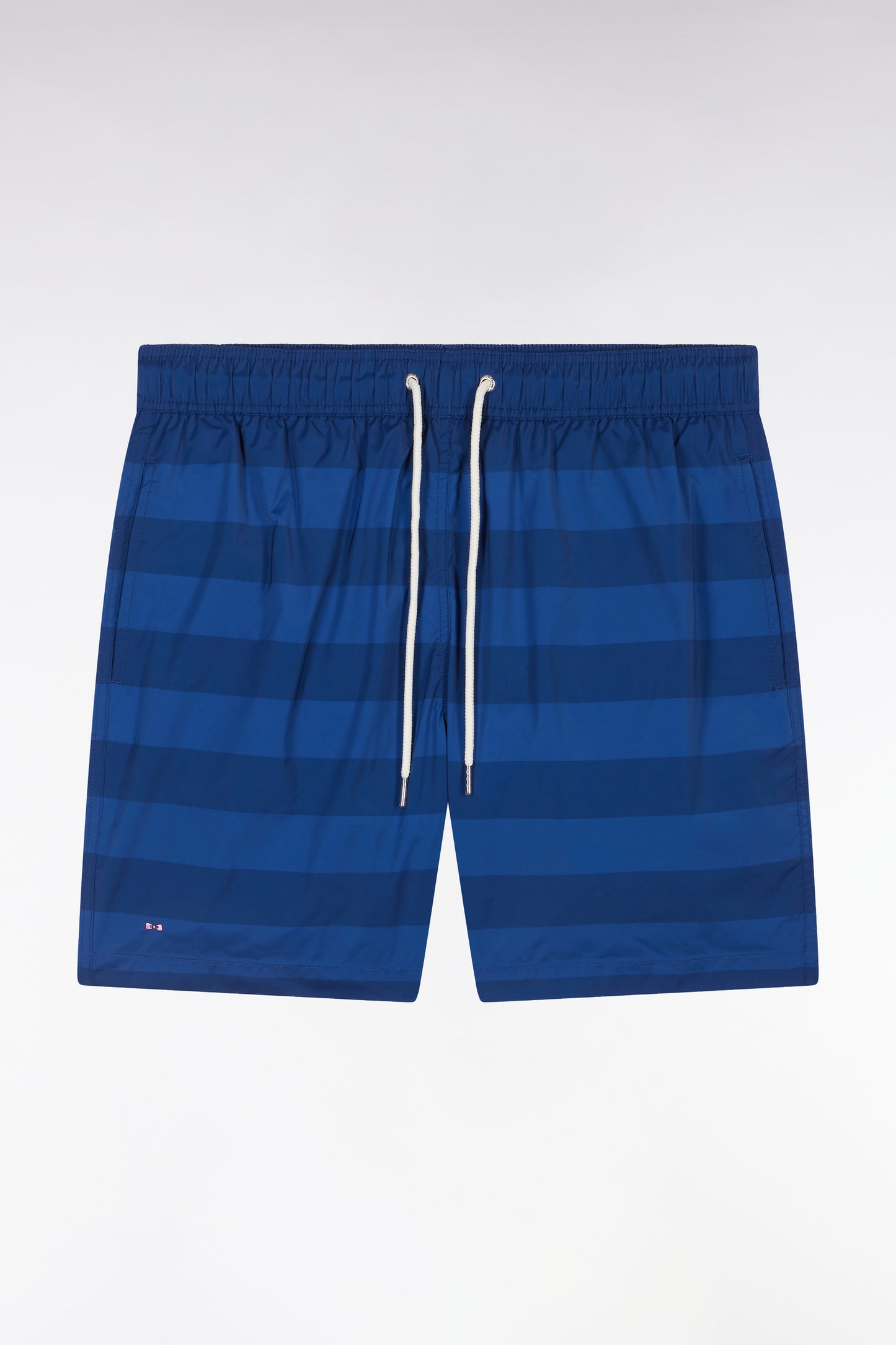 Dark blue striped swimsuit