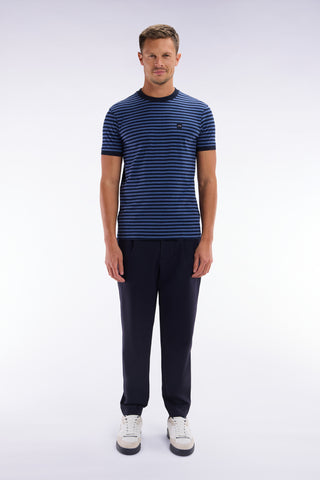 Navy elastic waistband pants