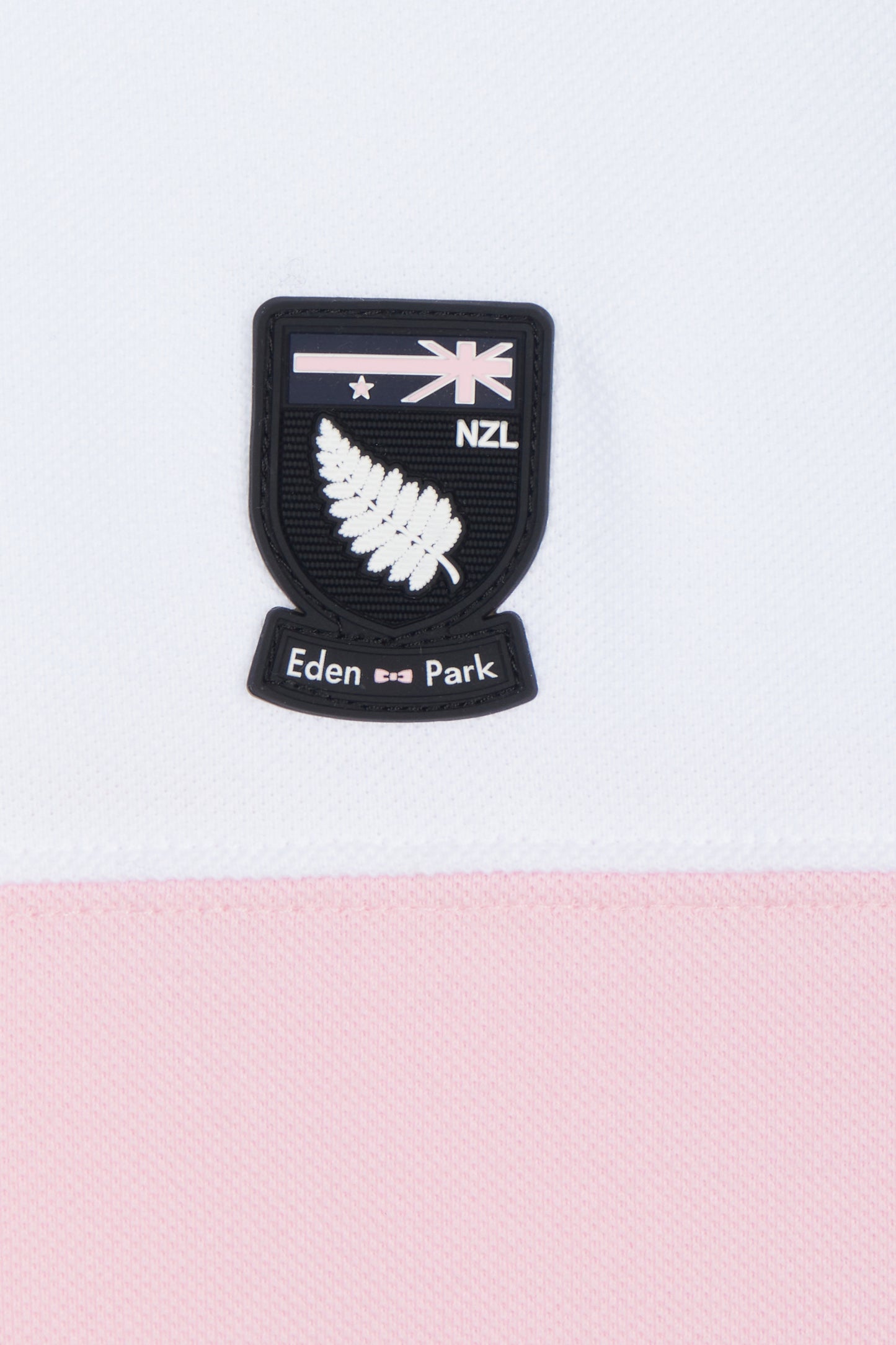 Relaxed-fit New Zealand short-sleeved polo shirt in white cotton