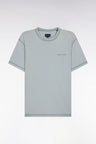 Relaxed-fit grey overdyed cotton T-shirt