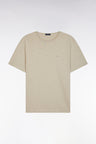 Straight cotton jersey t-shirt straight cut