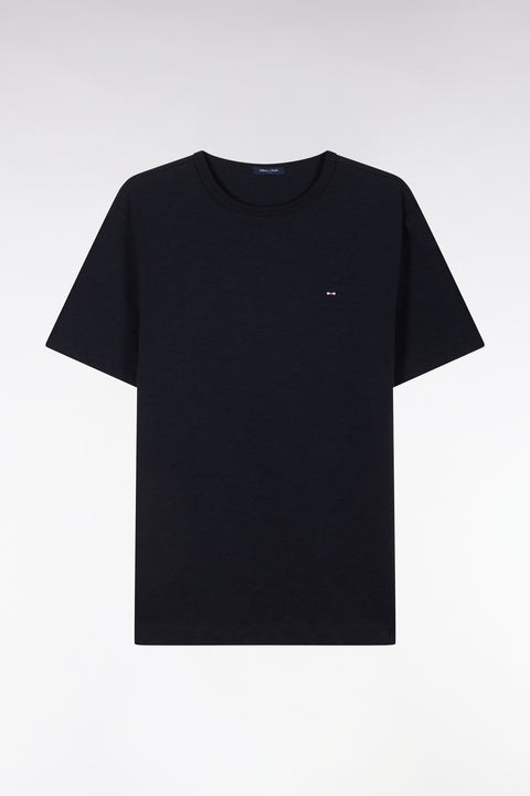Cotton jersey t-shirt Slub Marine straight cut - Image 2