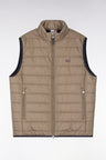 Sleeveless sand down jacket
