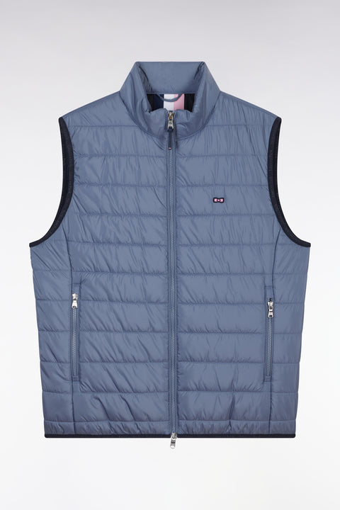 Sleeveless grey down jacket - Image 2