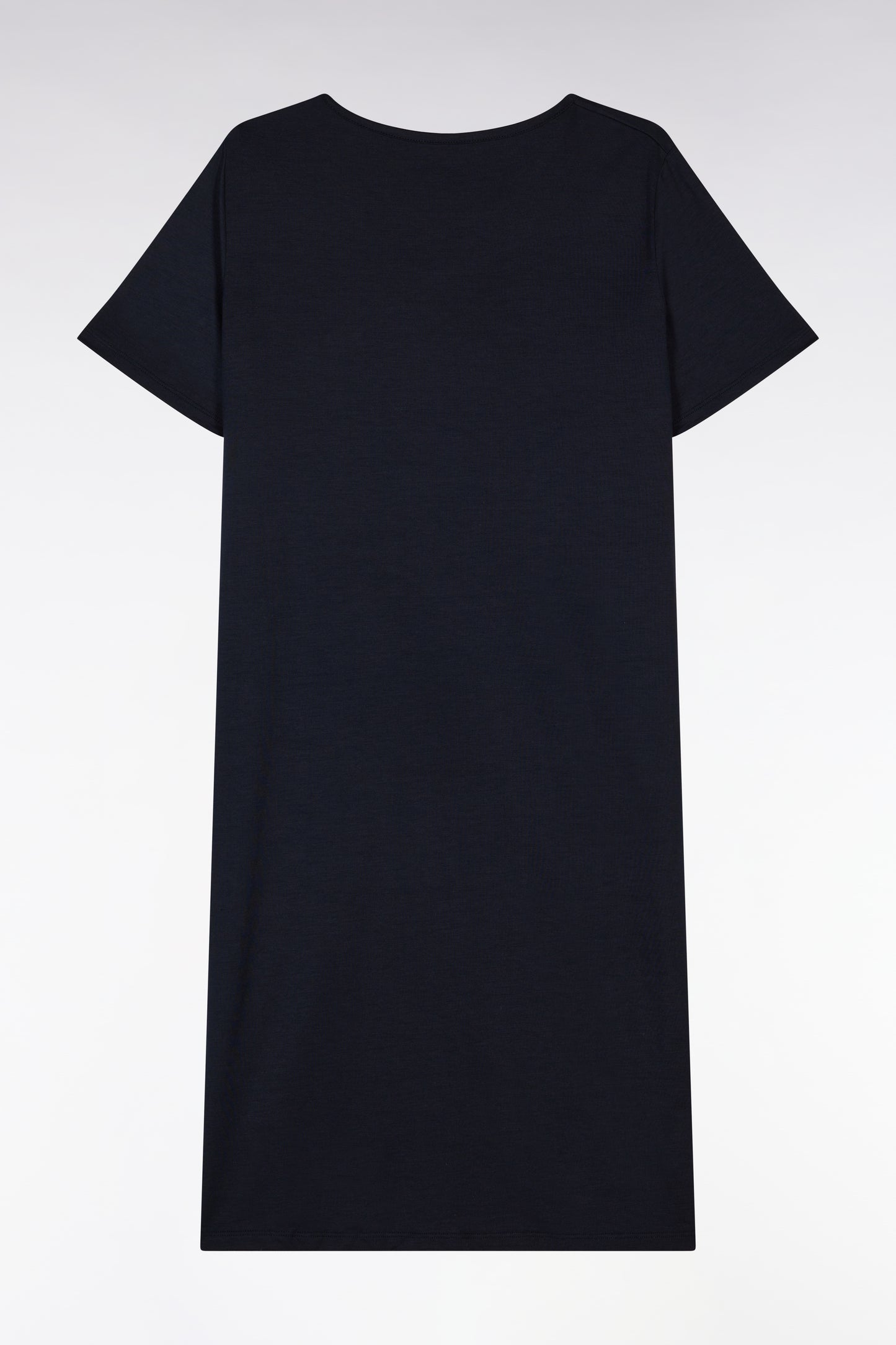 Nightdress in navy stretch modal with Eden Park logo