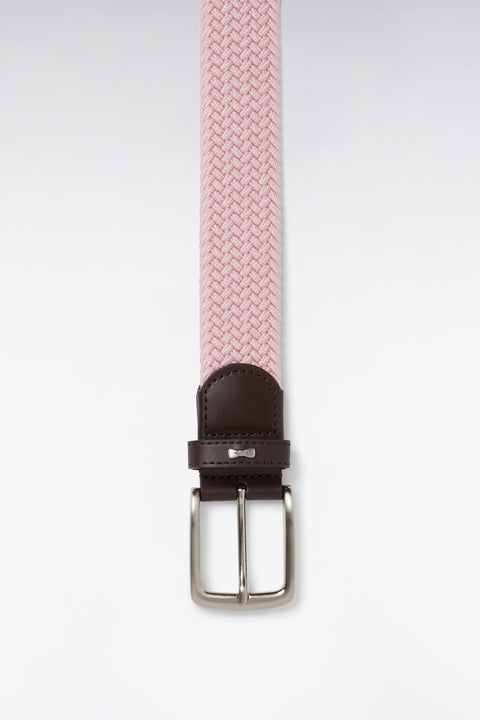 Ceinture textile élastiquée rose - Image 2