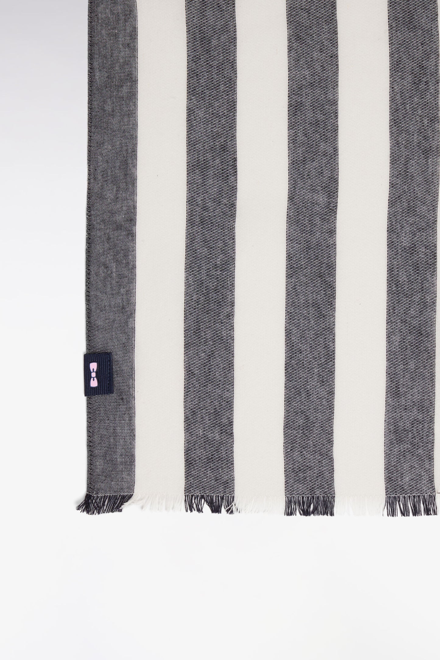 Écharpe en coton mélangé rose