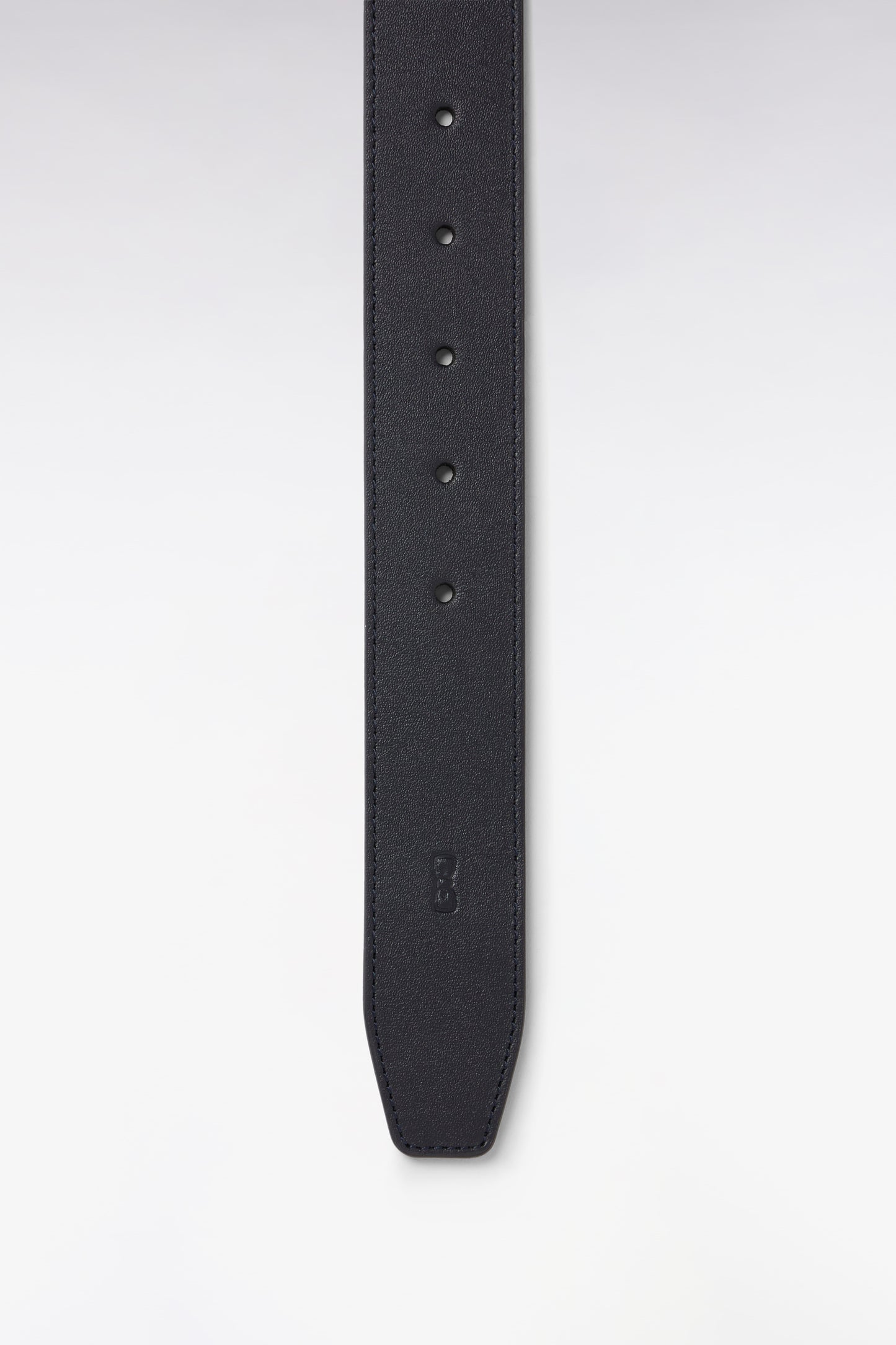 Coffret ceinture en cuir de vachette noir