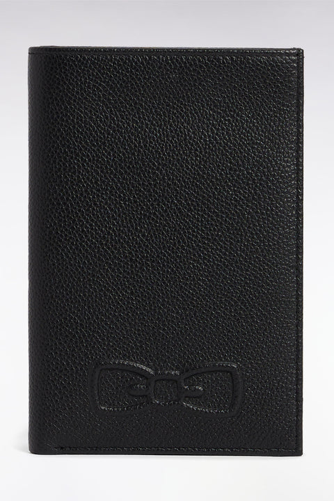French format wallet in black grained leather - Image 3