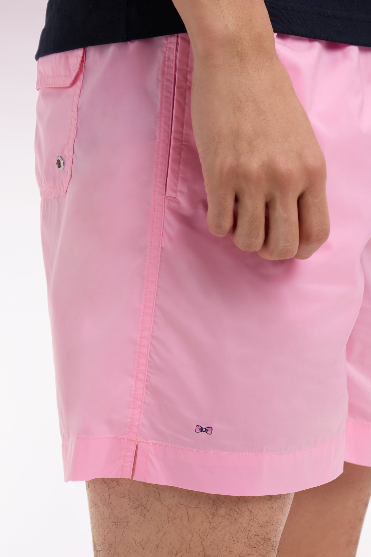 Maillot de bain uni rose