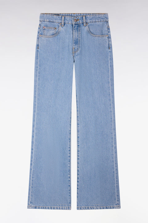 Jean coupe flare en denim brut - Image 2