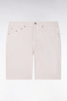 Bermuda en denim stretch écru