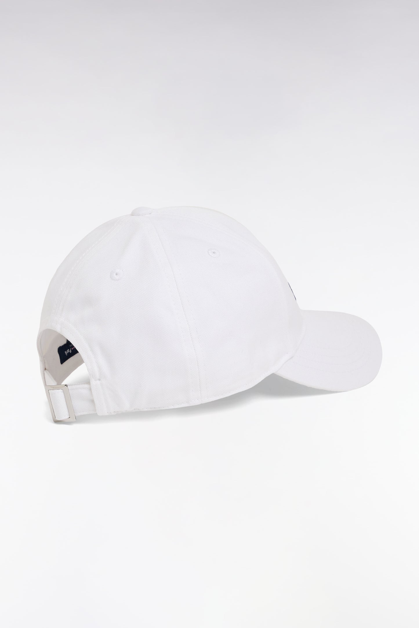 White cotton twill cap with embroidery Eden Park