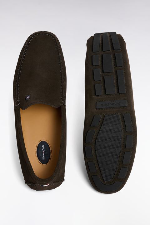 Mocassins en cuir suédé marron - Image 2