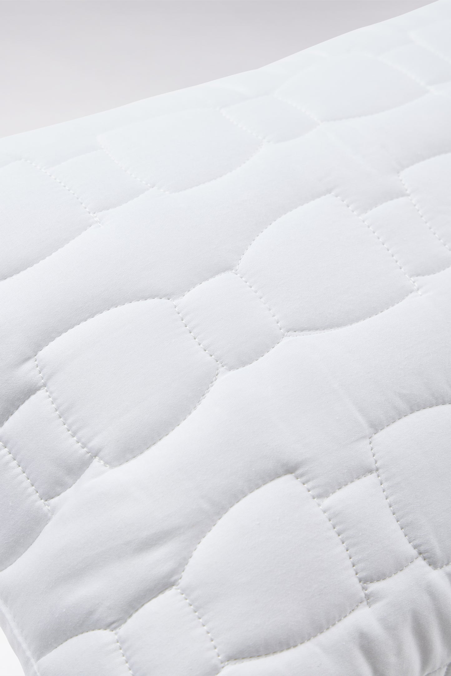 White cotton cushion