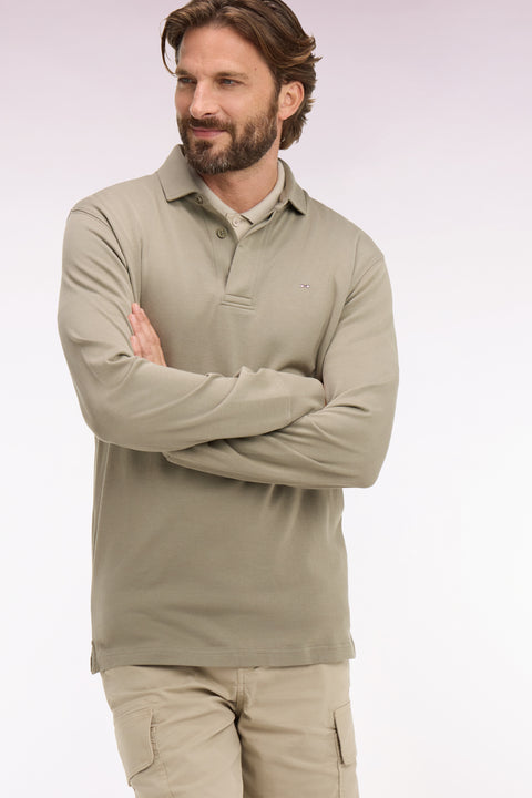 Maillot à manches longues en coton Pima - Image 1