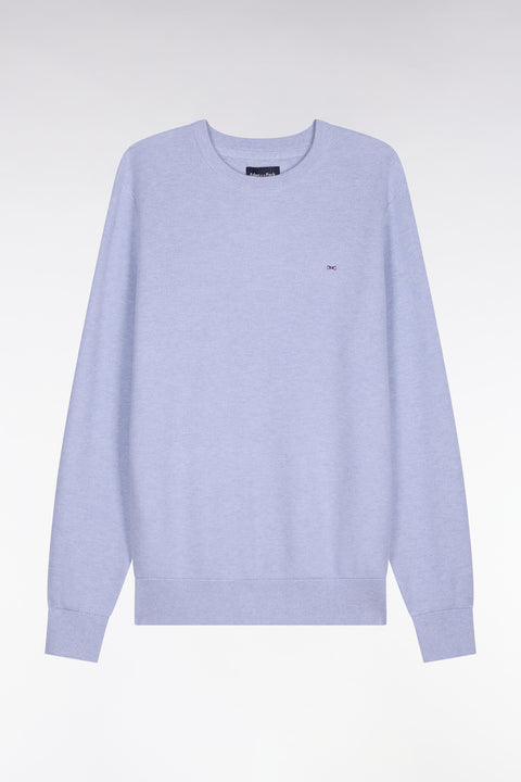 Pull col rond en coton ciel - Image 2