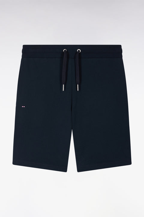 Short en molleton coton marine - Image 2