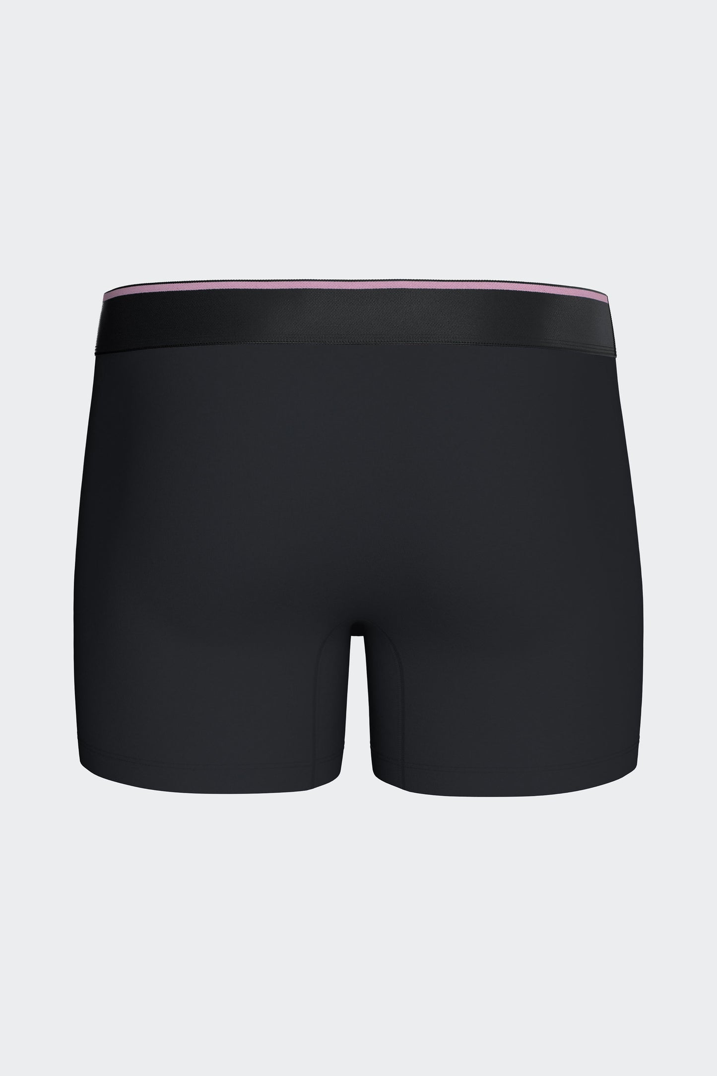Boxer shorts in navy stretch cotton jersey