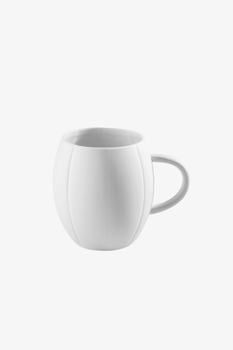 White Limoges porcelain mug - Image 3
