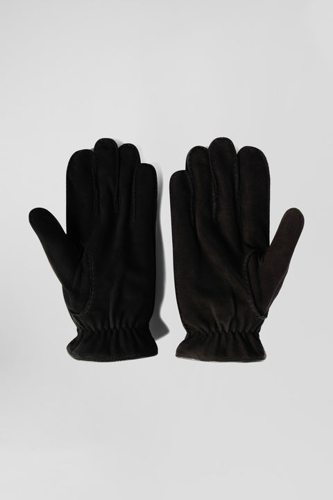 Black leather gloves - Image 3