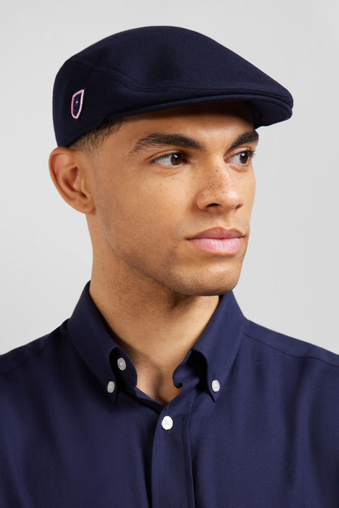 Navy blue beret cap - Image 2