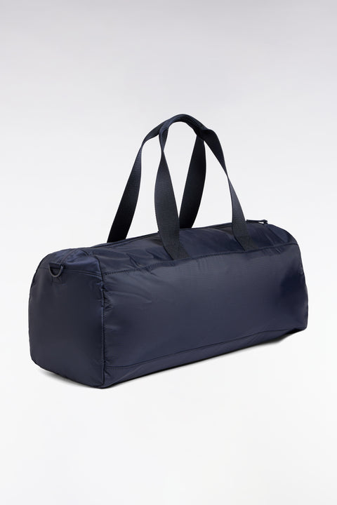 Navy embossed canvas sports bag - Image 2