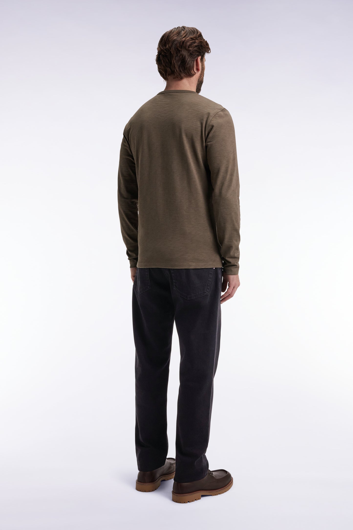 5-pocket jeans in black stretch denim blend, regular fit