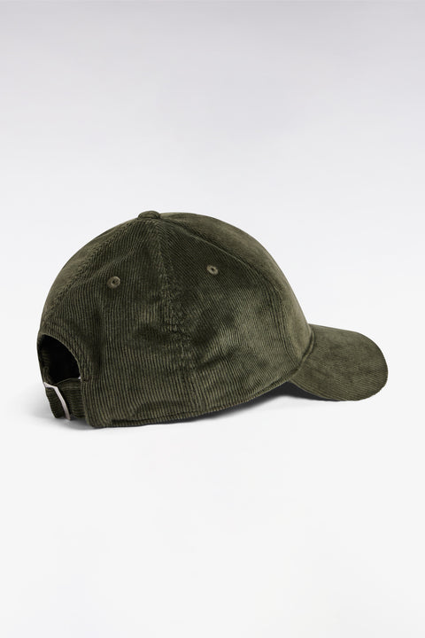 Khaki corduroy cap - Image 2