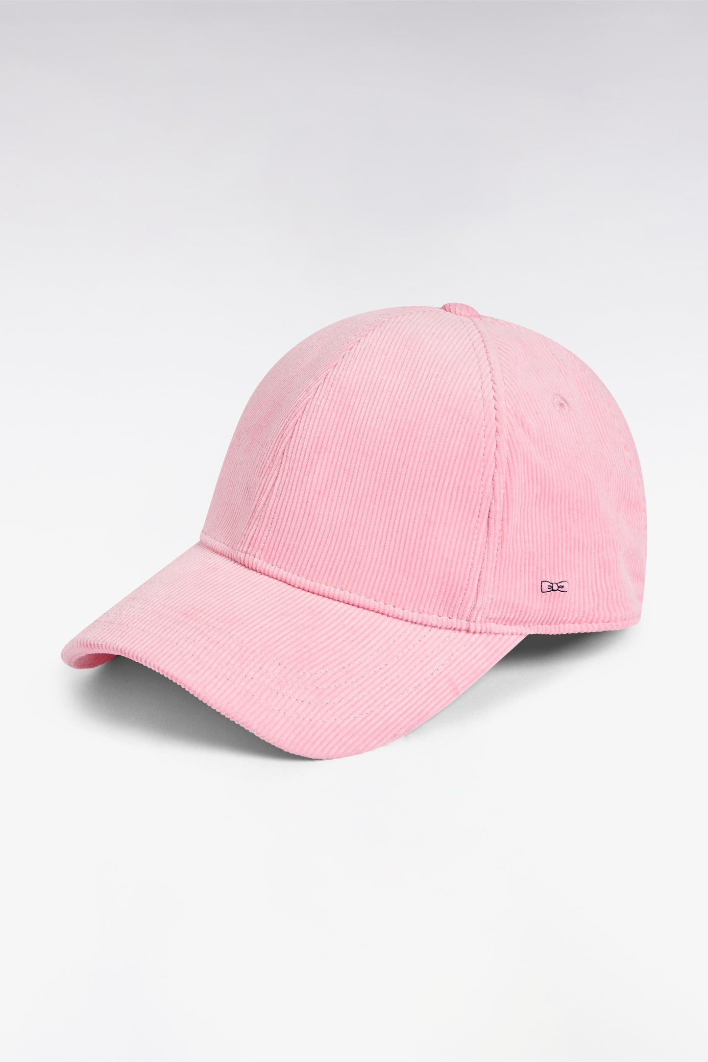 Pink corduroy cap