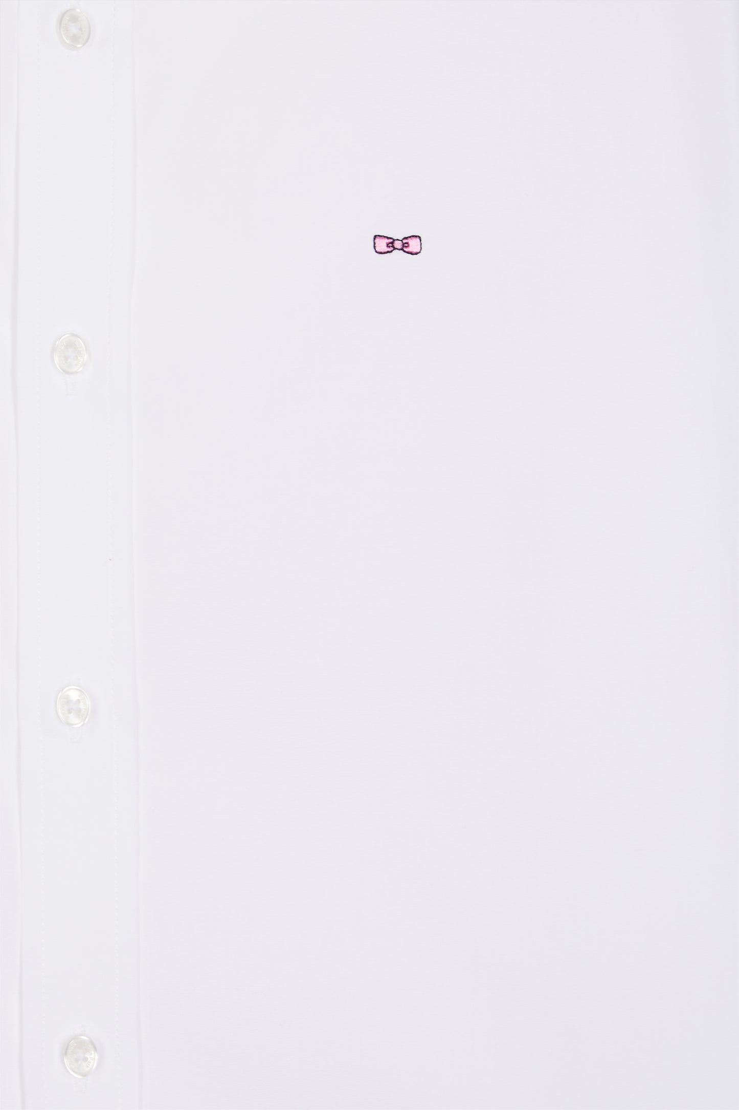 Slim-fit white cotton poplin shirt