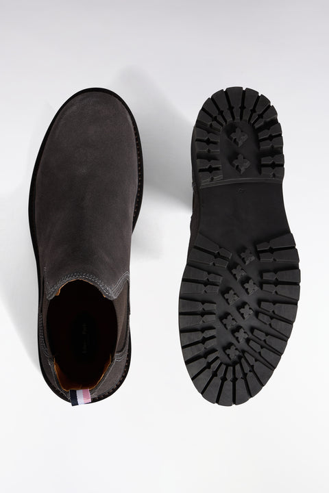 Grey suede Chelsea boots - Image 2