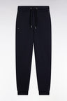 Navy brushed fleece straight-leg jogging suit