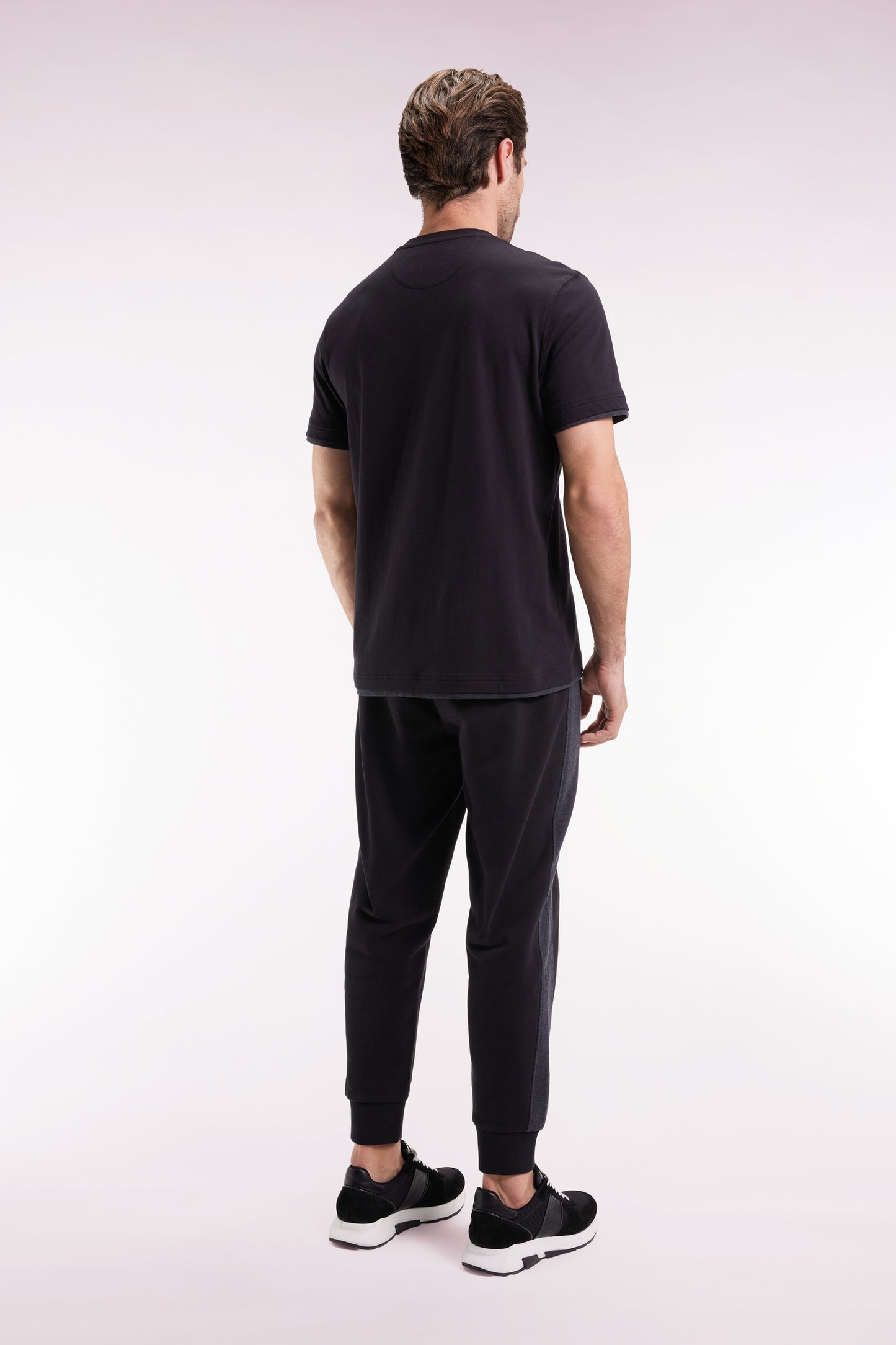 New Zealand Relaxed fit black fleece jogging suit