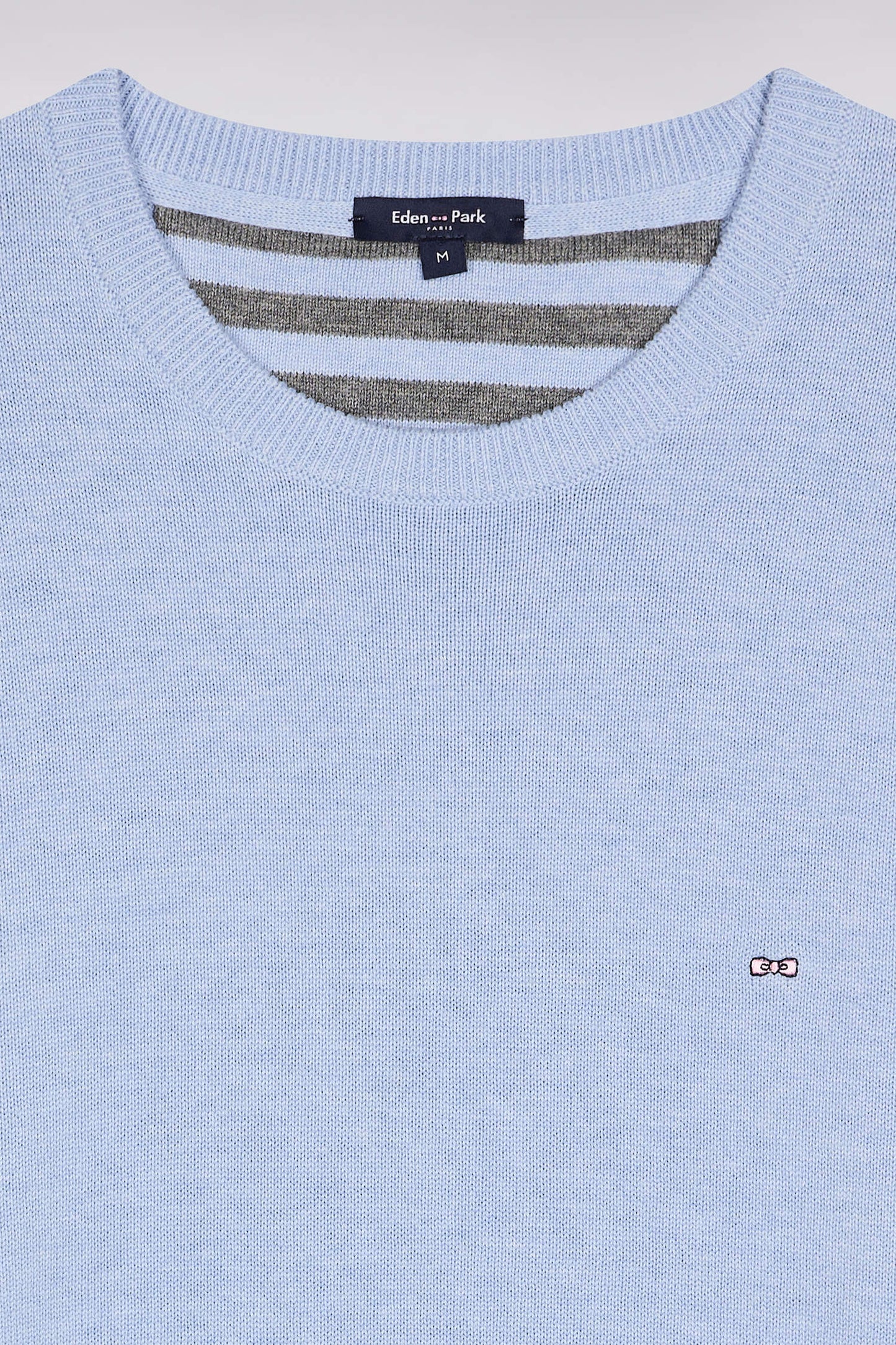 Wool and cotton sky sweater