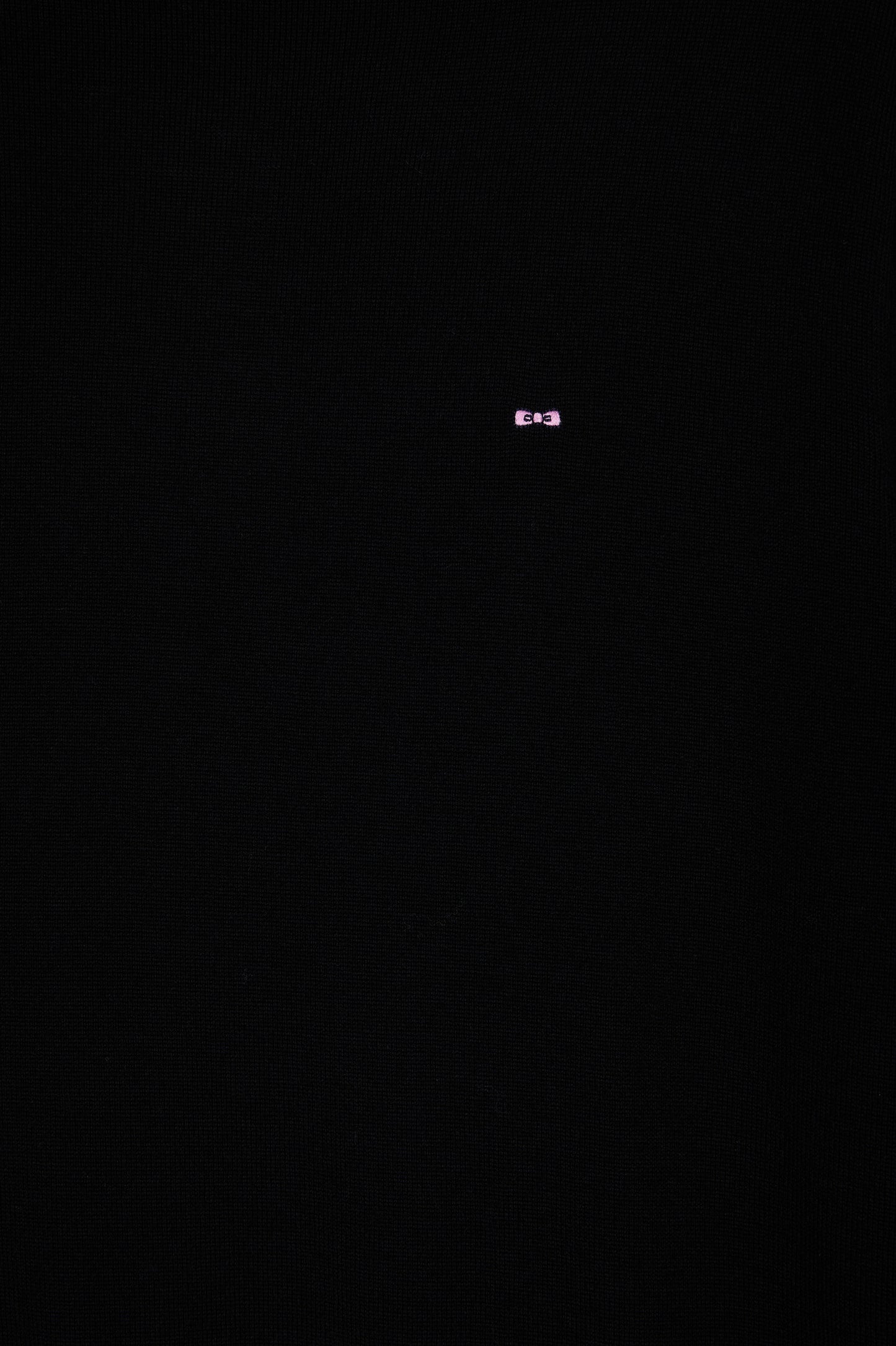 Black merino wool turtleneck sweater