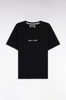 Eden Park embroidered short-sleeved T-shirt in black cotton