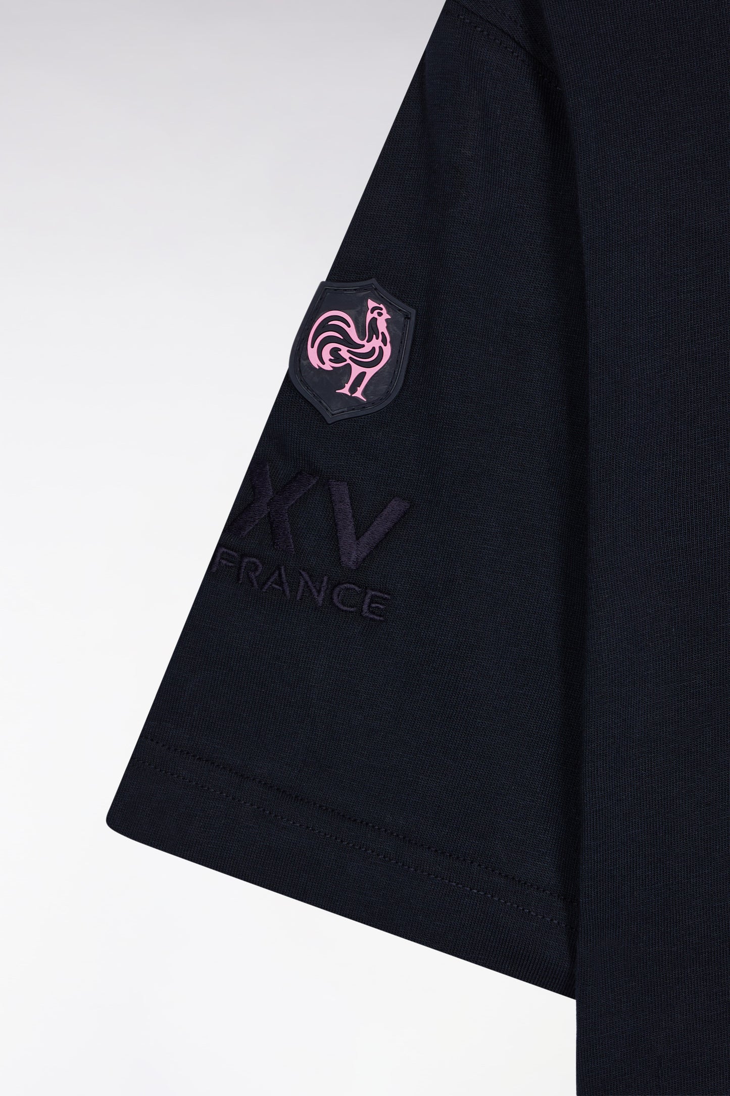 XV de France navy short-sleeved T-shirt