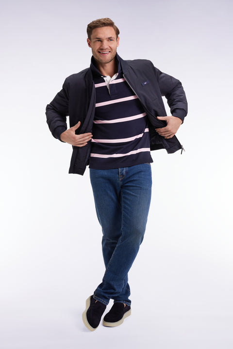 Starter navy zipped jacket - Image 3