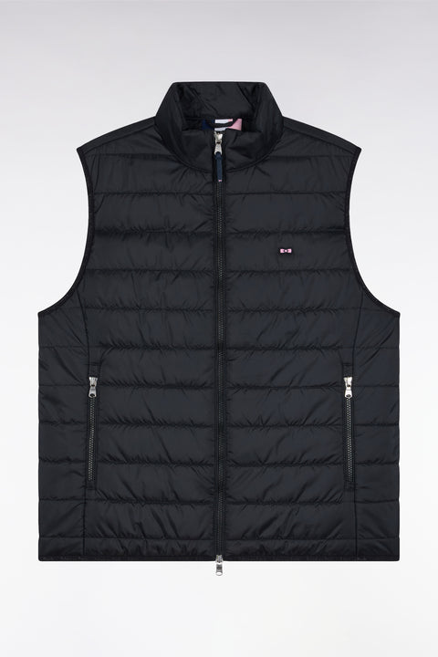Sleeveless padded nylon jacket, black - Image 2