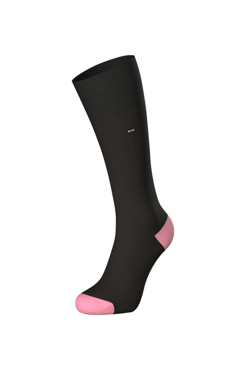 Paire de chaussettes en coton mélangé noir - Image 1