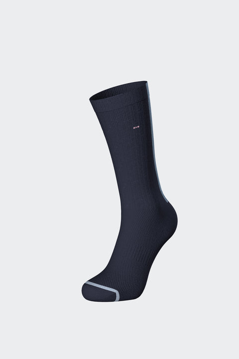 Paire de chaussettes en coton mélangé avec détails contrasté ciel - Image 1